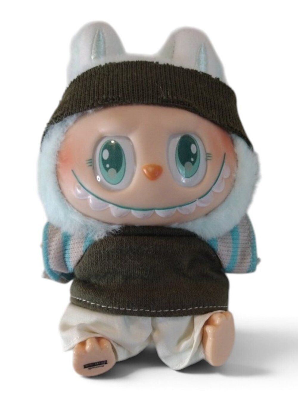 Pop Mart Labubu Pendant/Keychain Plush With Removable Clothing and Headband